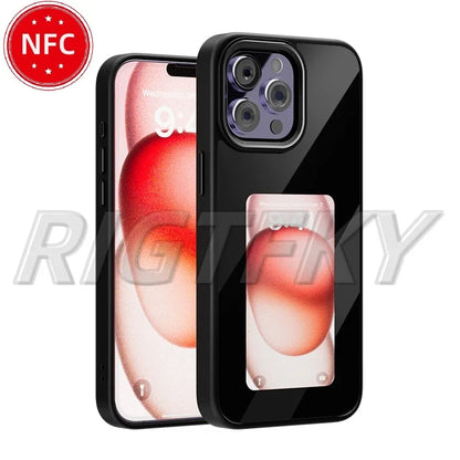 NFC E-Ink Display Phone Case - Custom Photo & Anime (iPhone 11-16)