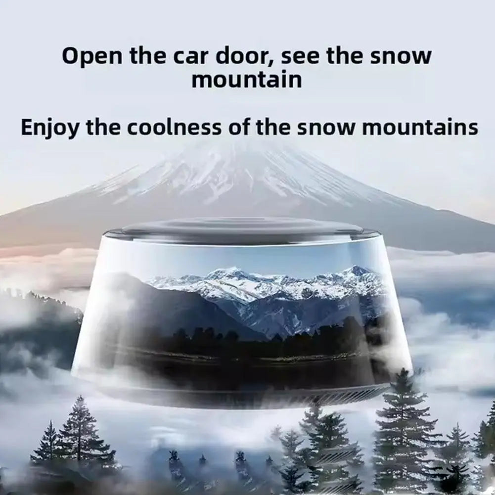 Snow Mountain Smart Car Fragrance Diffuser Rechargeable