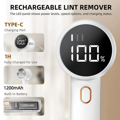 Electric Lint Remover with LED Display