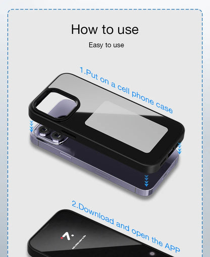 NFC E-Ink Display Phone Case - Custom Photo & Anime (iPhone 11-16)