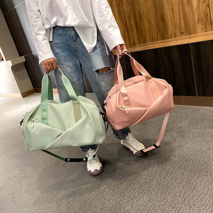 Women's Sports Travel Bag - Multi-Functional Gym Duffle