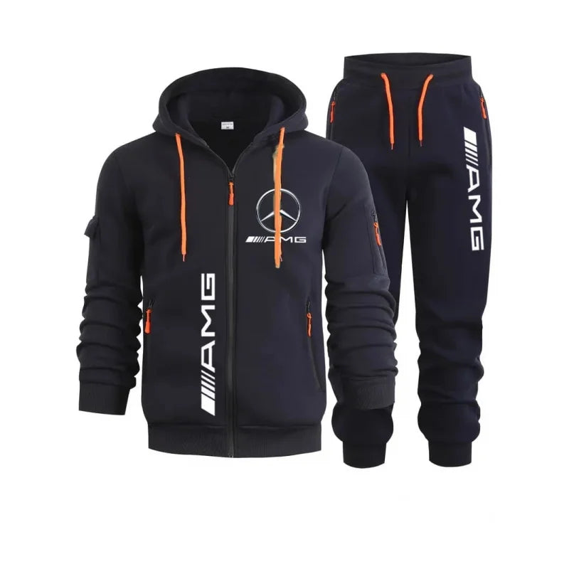 Mercedes-Benz Men's Sportswear Set - 2-Piece Tracksuit
