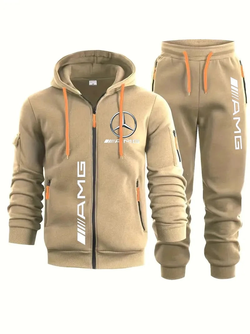 Mercedes-Benz Men's Sportswear Set - 2-Piece Tracksuit