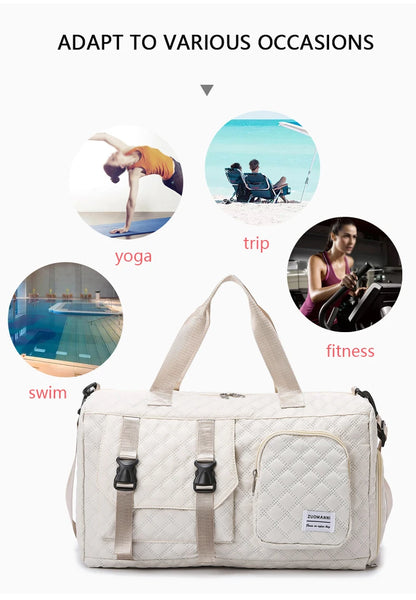 Argyle Nylon Duffle Bag