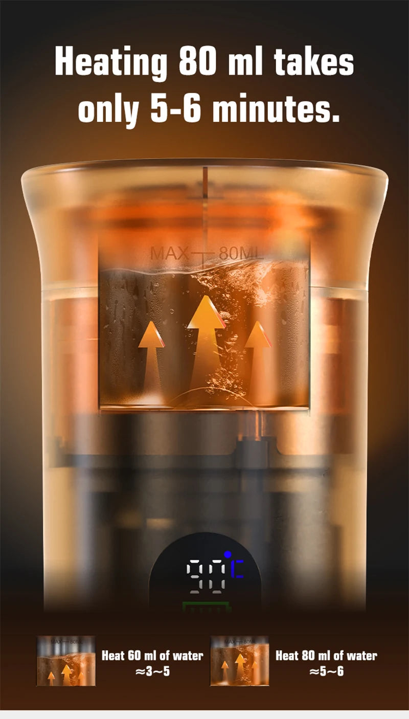 3-in-1 Portable Espresso Maker with Digital Display