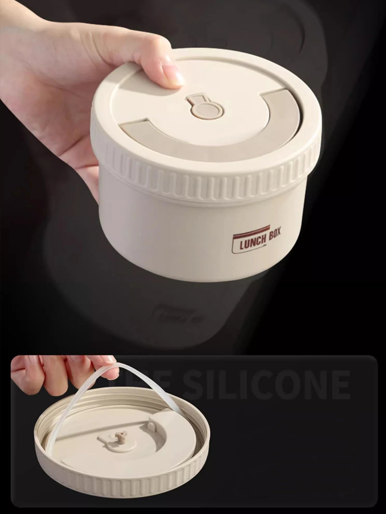 304 Stainless Steel Insulated with cover Thermal Lunch Box