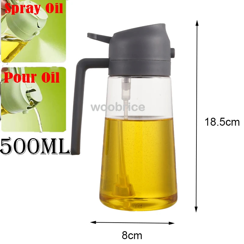 2in1 Kitchen Spray Oil Dispenser Oil Sprayer