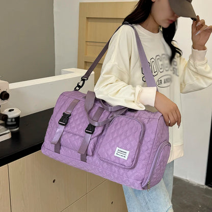 Argyle Nylon Duffle Bag