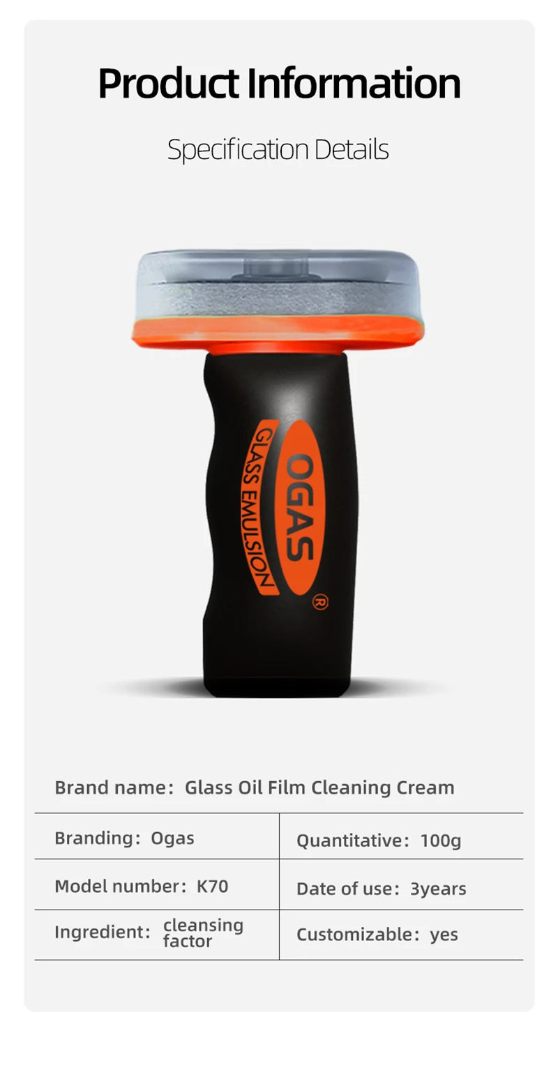 Glass Oil Film Cleaning Brush for Windshield