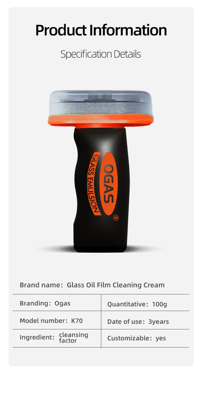 Glass Oil Film Cleaning Brush for Windshield