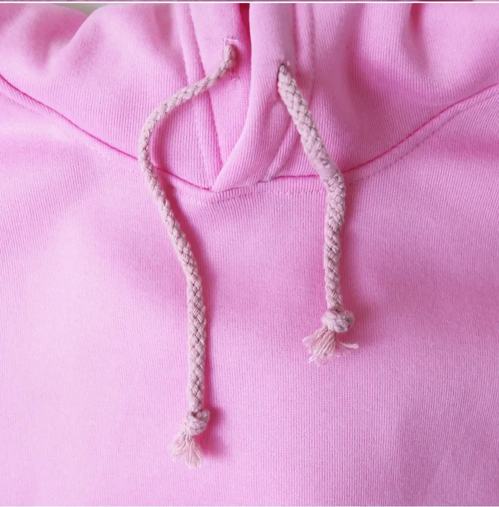 Smiling Face in Pink Hat Designed Pattern Men Women Hoodie