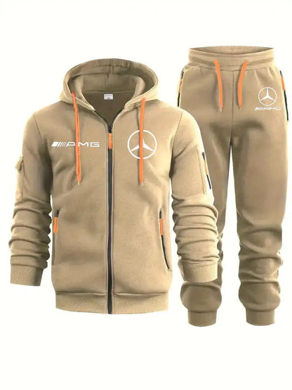 Mercedes-Benz Men's Sportswear Set - 2-Piece Tracksuit