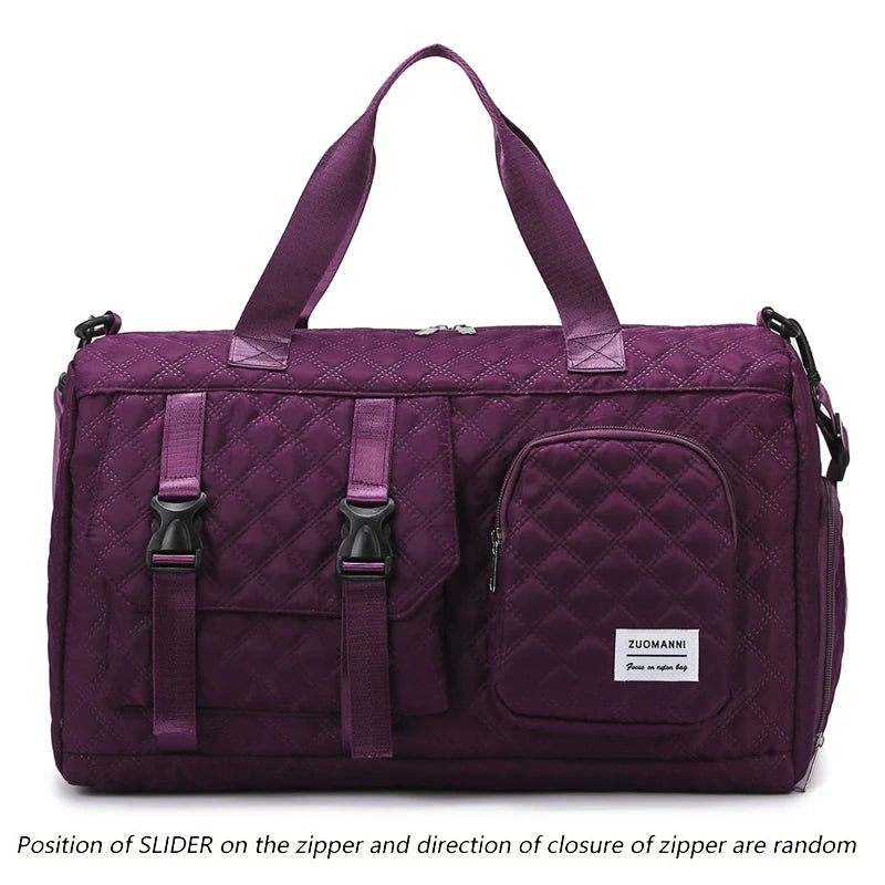 Argyle Nylon Duffle Bag