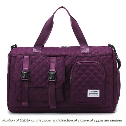 Argyle Nylon Duffle Bag