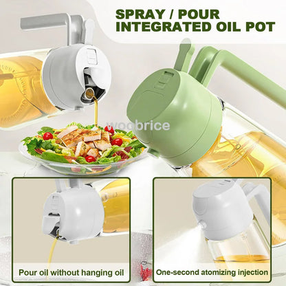 2in1 Kitchen Spray Oil Dispenser Oil Sprayer
