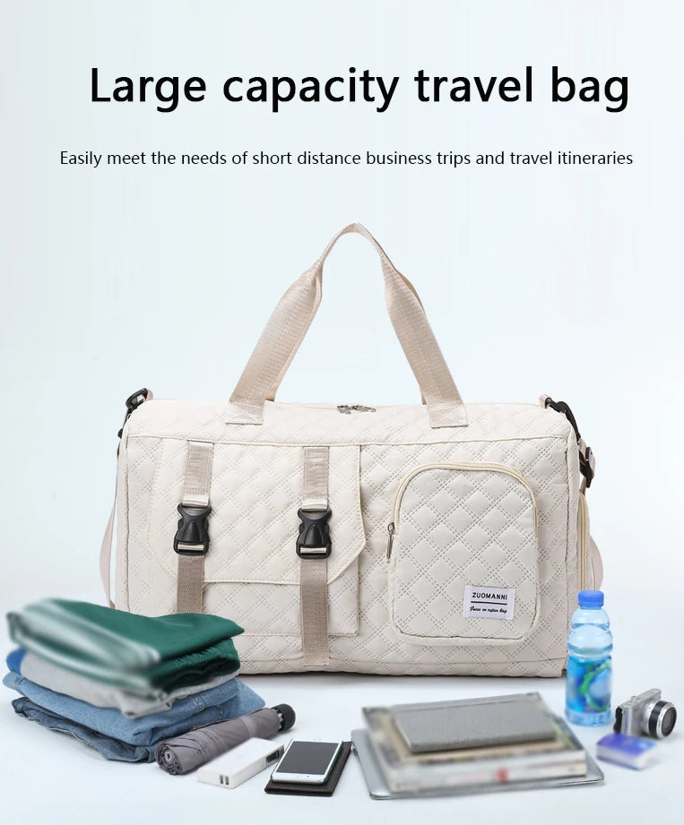 Argyle Nylon Duffle Bag