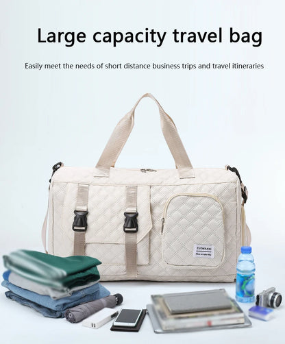 Argyle Nylon Duffle Bag