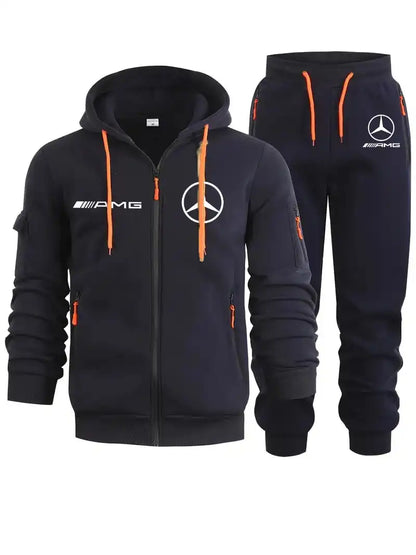 Mercedes-Benz Men's Sportswear Set - 2-Piece Tracksuit