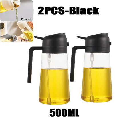 2in1 Kitchen Spray Oil Dispenser Oil Sprayer
