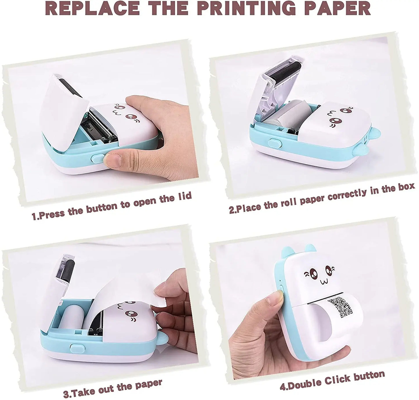 C9 mini HD printer portable sticker label Printer