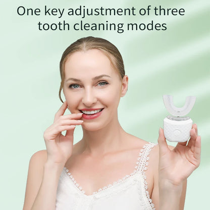 360° U-Shaped Electric Toothbrush - Wireless Rechargeable