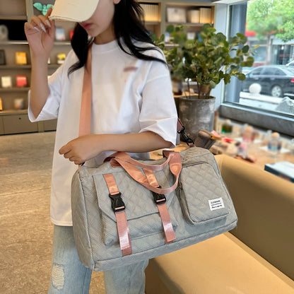 Argyle Nylon Duffle Bag