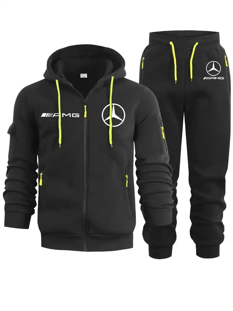 Mercedes-Benz Men's Sportswear Set - 2-Piece Tracksuit