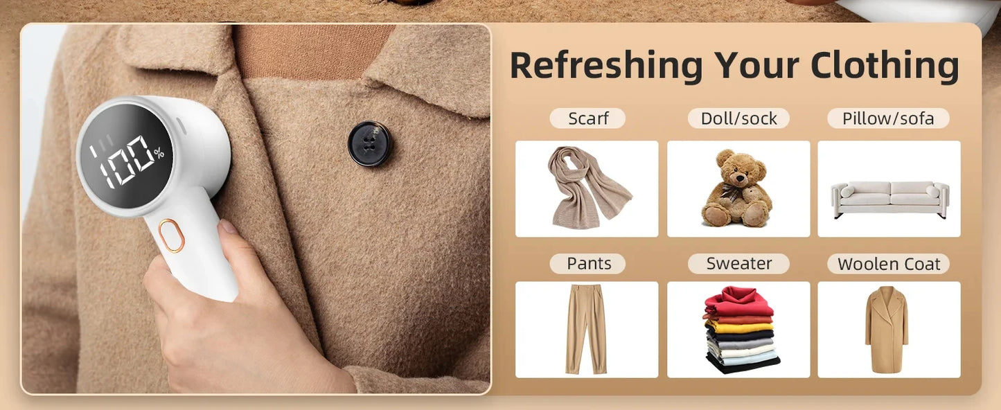 Electric Lint Remover with LED Display