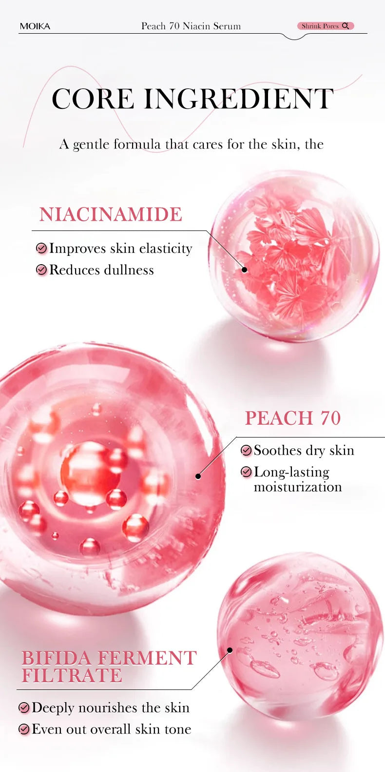 Niacinamide Brightening Serum - Dark Spot & Pore Minimizing Treatment