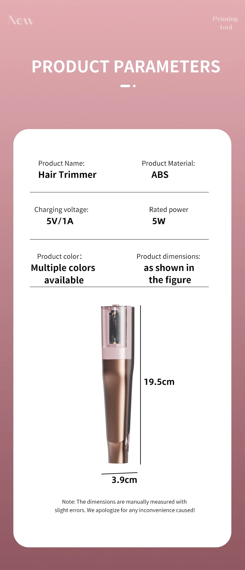 EternaSmooth Hair Trimmer
