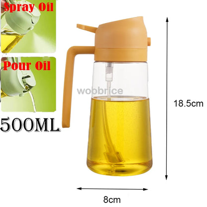 2in1 Kitchen Spray Oil Dispenser Oil Sprayer
