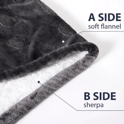 Electric Blanket - Heated Throw with Auto Shut-Off & Washable