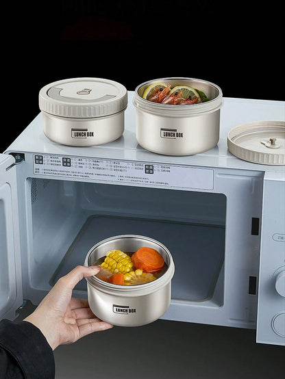 304 Stainless Steel Insulated with cover Thermal Lunch Box